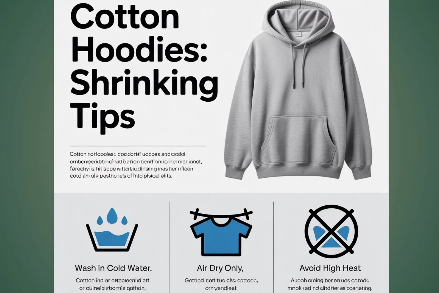 Cotton-Hoodies-Shrinking