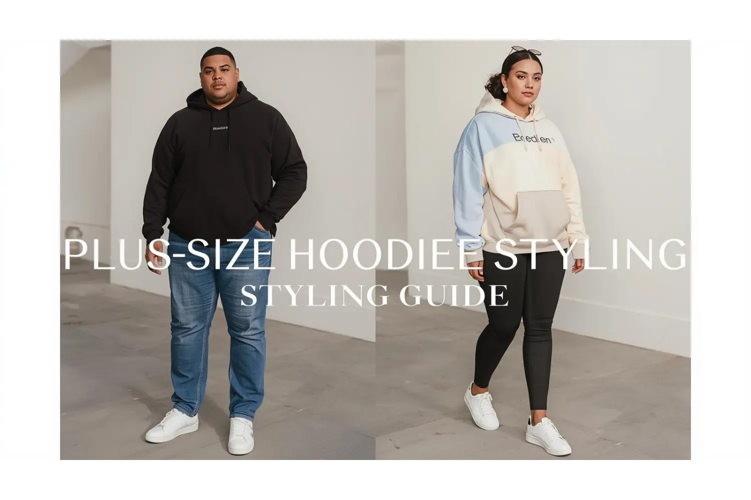 “Plus-Size Hoodie styling guide for men and women” 