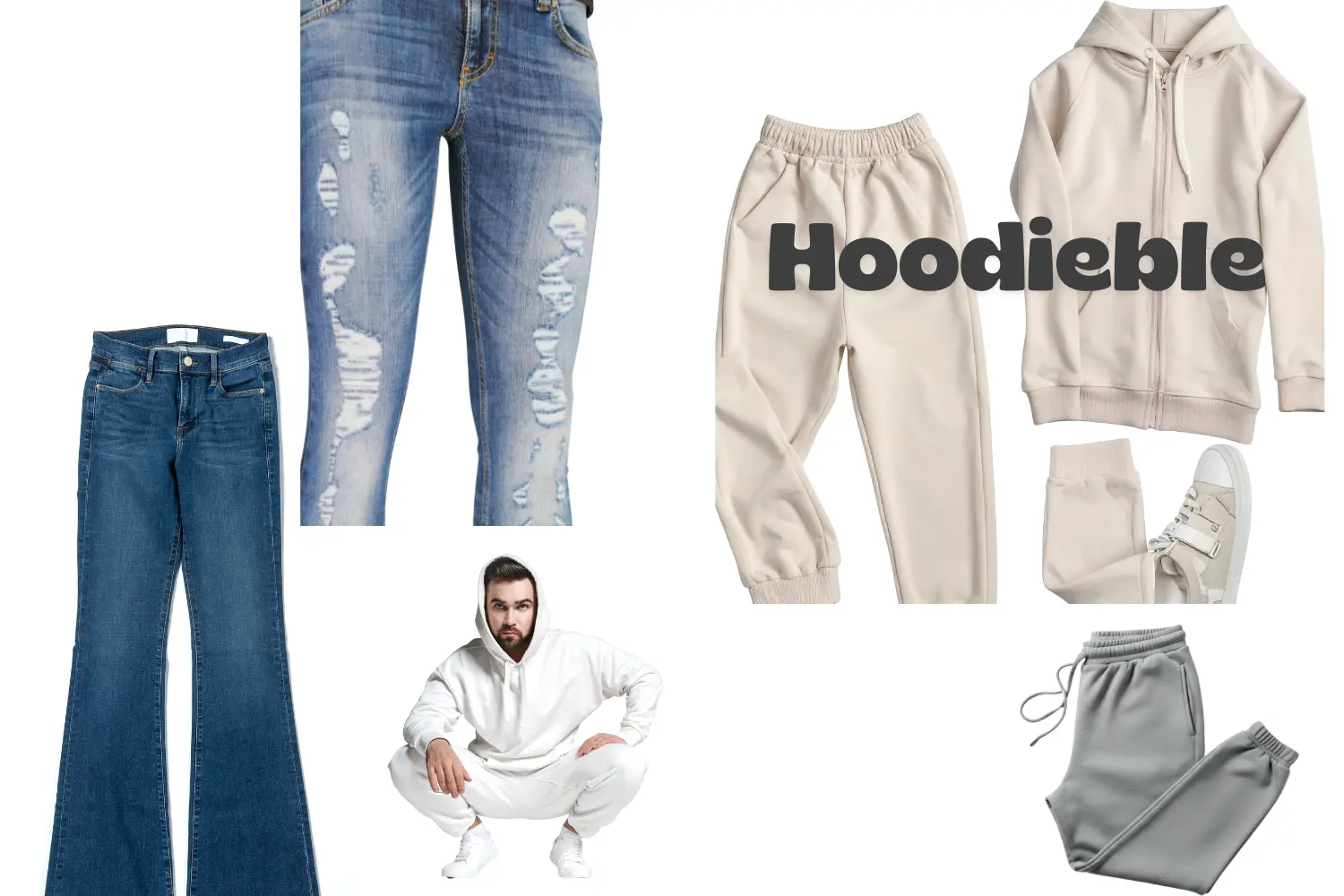 Best-Bottoms-to-Wear-with-a-Cream-Hoodie.