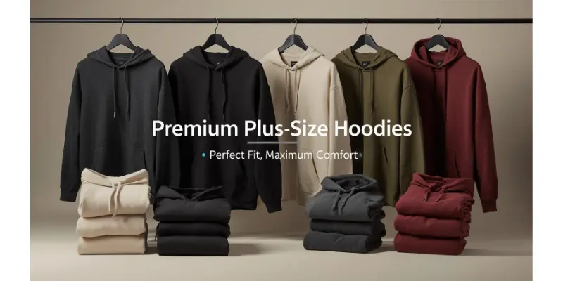“Plus-Size Hoodie for Men & Women – Stylish, Comfortable, True Fit”