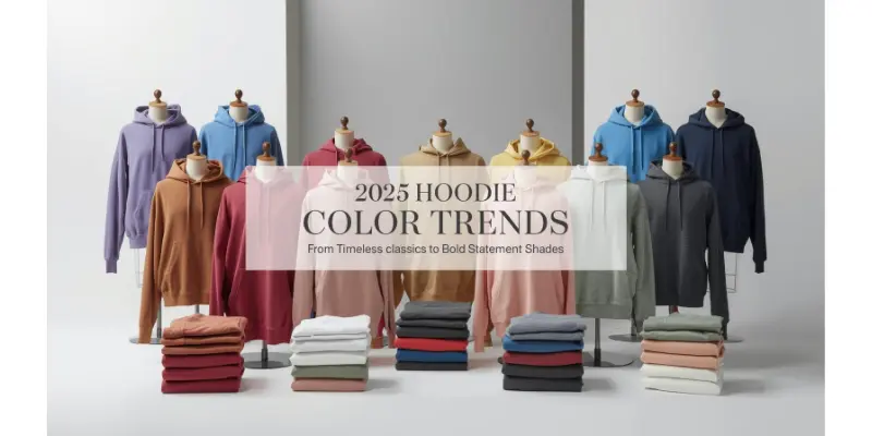 The Ultimate Guide to the Most Popular Hoodie Colors in 2025
